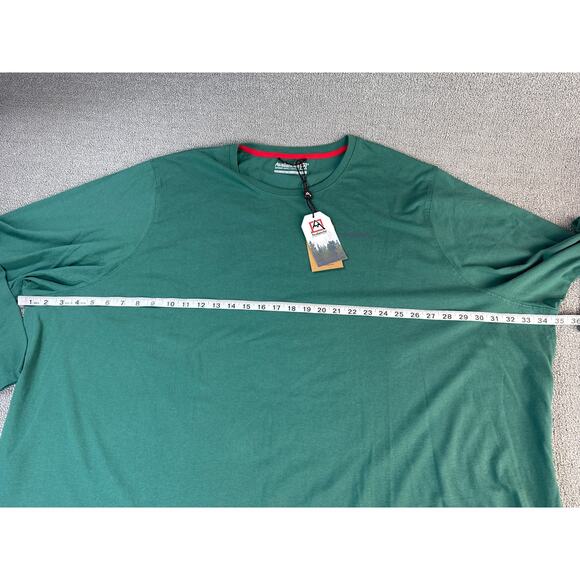 NWT Avalanche Long Sleeve Shirt Wind Resistant Crewneck Green Size 3XL - Picture 7 of 9
